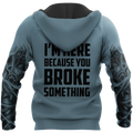 Mechanic 3D All Over Printed Hoodie For Men and Women TN