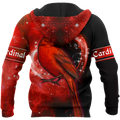 Cardinal Birds Red Color shirts dress shorts for men and women