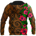 Amazing Polynesian Tribal Pattern Customize 3D All Over Printed Unisex Hoodie