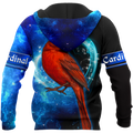 Cardinal Birds Blue Color shirts dress shorts for men and women