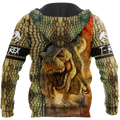 Dinosaur T-rex Skin 3D all over printed shirts