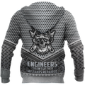 Mechanic Skull 3D All Over Printed Hoodie For Men and Women TN