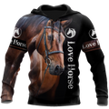 Love Horse 3D All Over Printed Shirts For Men And Women TR2005204 - Amaze Style™-Apparel