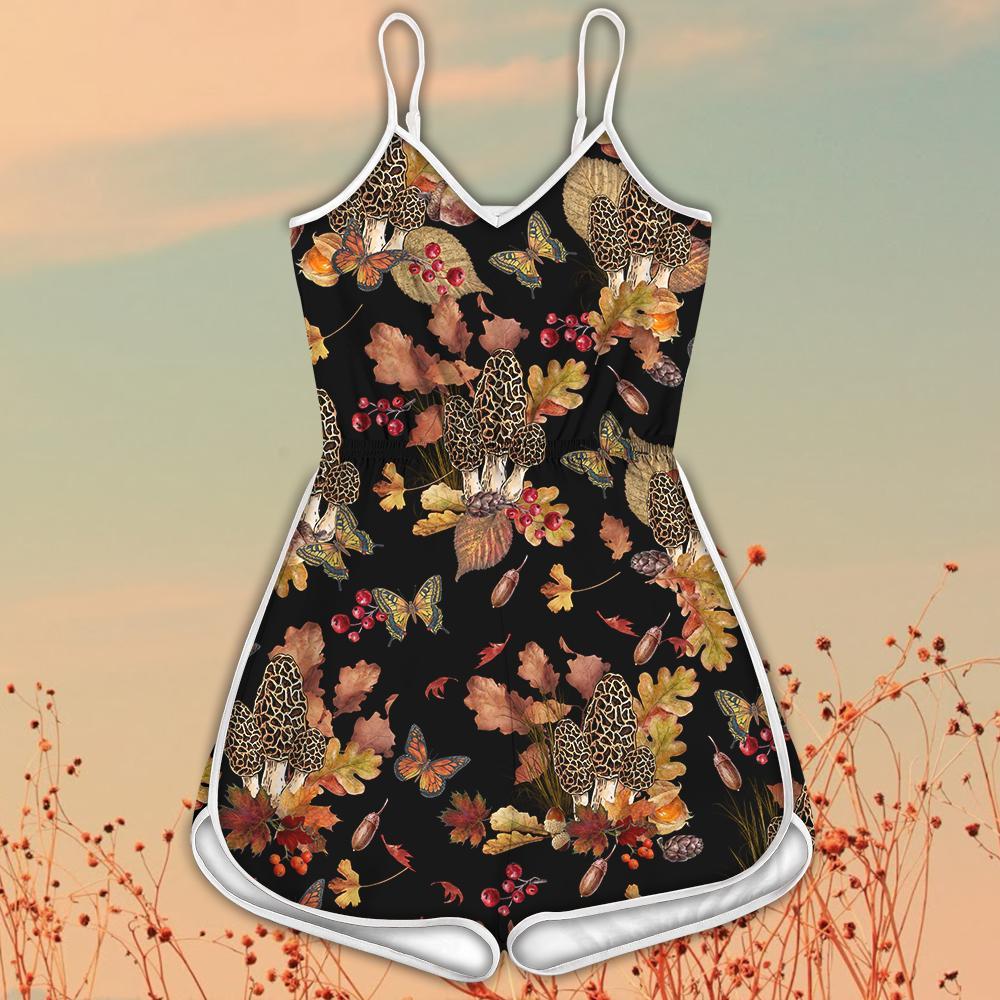 Beautiful Morels mushrooms 3D Rompers For Women