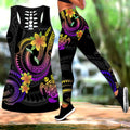 Amazing Polynesian Frangipani Flower Legging & Tank top ML