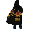 African Culture Custom Name Black Queen Unisex Hoodie ML