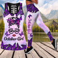 October Girl Butterflies Combo Legging Tank