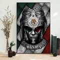 Mexico Aztec Poster Vertical 3D Printed