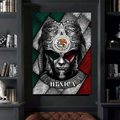 Mexico Aztec Poster Vertical 3D Printed