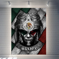 Mexico Aztec Poster Vertical 3D Printed