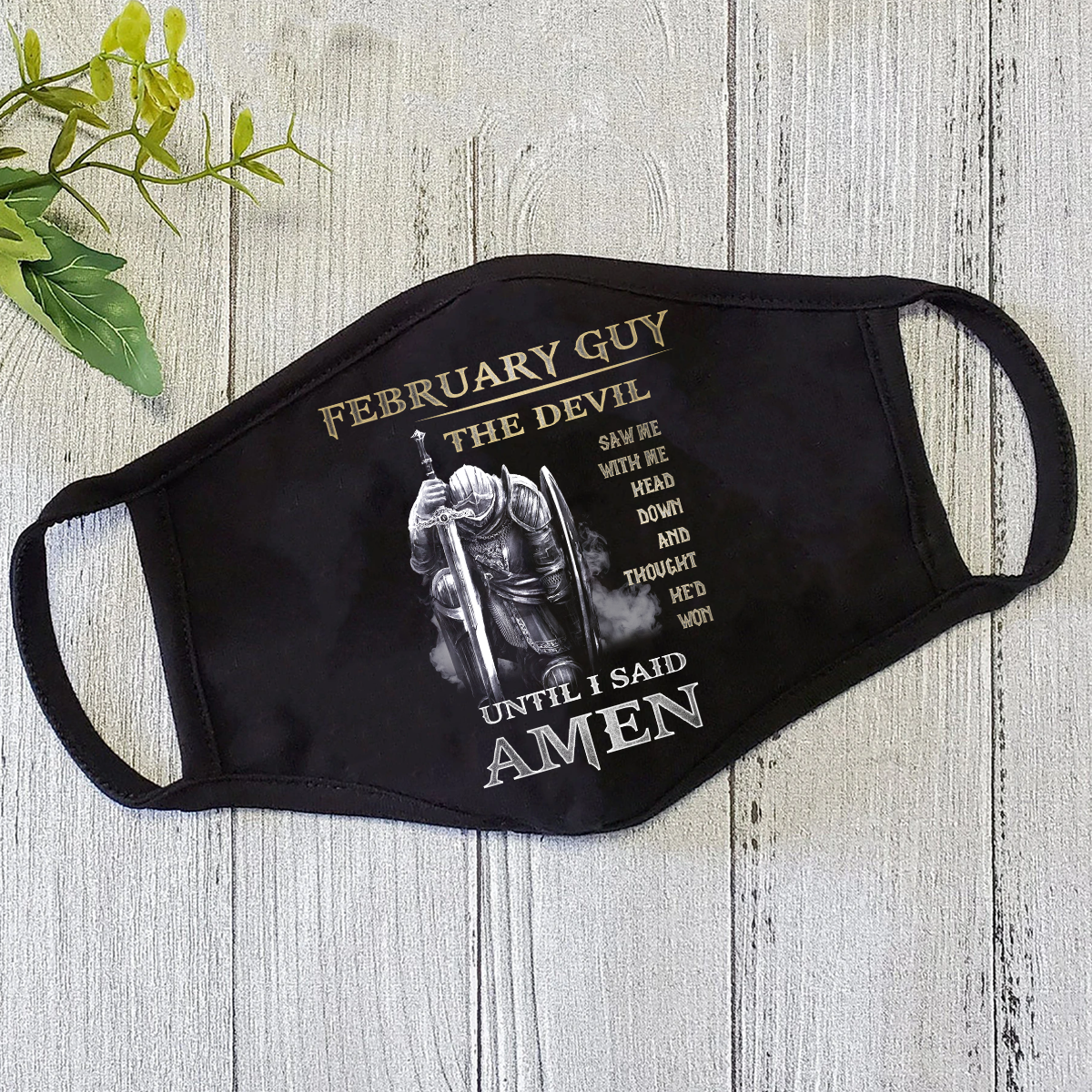 February Guy Jesus Face Mask TA
