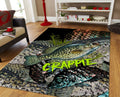 Crappie Fishing on skin 3D Rug