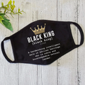 Black King Face Mask DL