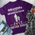 Grandpa And Granđaughter, Love Never Ends T shirt PL