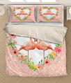 Lovely Couple Flamingo Bedding Set HAC120604-Bedding Set-NM-Twin-Vibe Cosy™