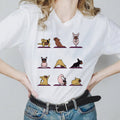 Dog T-shirt French Bulldog Yoga Lovers TH