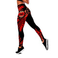 Amazing Tahiti Polynesian 3D Tattoo Deluxe Legging & Tank top ML