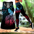 Amazing Warrior Pride Polynesian 3D Tattoo Legging & Tank top ML