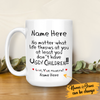 Best Gift For Mom Or Dad Personalized White Mug You Don't Have Ugly Children