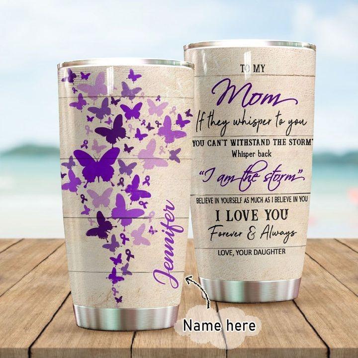 To My Mom Personalized Stainless Steel Tumbler 20 Oz NM10042001-Tumbler-NM-Vibe Cosy™