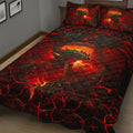 Lava Dragon Art Quilt Bedding Set NM20042501-Quilt-NM-Queen-Vibe Cosy™