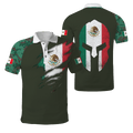 Mexico Coat Of Arm 3D All Over Printed Shirts DQB10142002