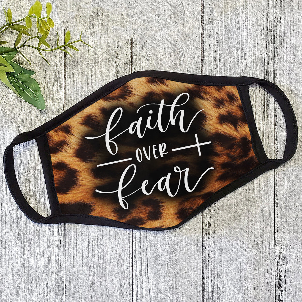 Faith Over Fear Jesus Christ Face Mask TA