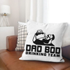 Home Decor Best Gift For Dad Canvas Throw Pillow Dad Bod