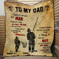 To my Dad best fishing buddy Quilt