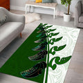 New Zealand Aotearoa Koru Fern Kiwi Rug ML