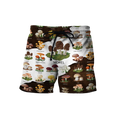 Edible mushroom hunting world 3d print shirts