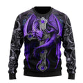 Tmarc Tee Dungeons and Dragons Purple Tattoo 3D All Over Printed Shirts