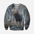 3D All Over Printed Moose Hunting Shirts-Apparel-6teenth World-Sweatshirt-S-Vibe Cosy™