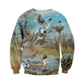 3D All Over Printed Duck Shirts And Shorts-Apparel-6teenth World-Sweatshirt-S-Vibe Cosy™