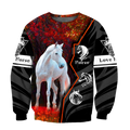 Beautiful Horse 3D All Over Printed shirt for Men and Women Pi040103-Apparel-MP-Sweat Shirt-S-Vibe Cosy™