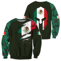 Mexico Coat Of Arm 3D All Over Printed Shirts DQB10142002