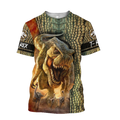 Dinosaur T-rex Skin 3D all over printed shirts