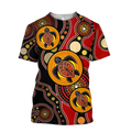 Aboriginal Australia Indigenous Turtles Painting Art shirts for men and women