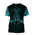 Vikings - The Raven Blue of Odin Tattoo - Amaze Style™-Apparel