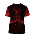 Vikings - The Raven Red of Odin Tattoo - Amaze Style™-Apparel