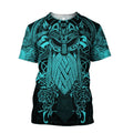 Vikings - The Raven Blue of Odin Tattoo - Amaze Style™-Apparel