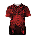 Vikings - The Raven Red of Odin Tattoo - Amaze Style™-Apparel