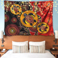 Aboriginal Turtles Australia Indigenous Painting Art 3D Print Wall Tapestry