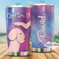 Premium Good Boy And Loves Dogs Personalized Stainless Steel Tumbler