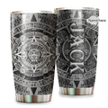 Aztec Mexico Custom Name Stainless Steel Tumbler 20Oz