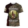 Mushroom hunter The original hide and seek 3d print shirts