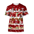 All Cat Breeds Christmas unisex 3d all over printed shirts