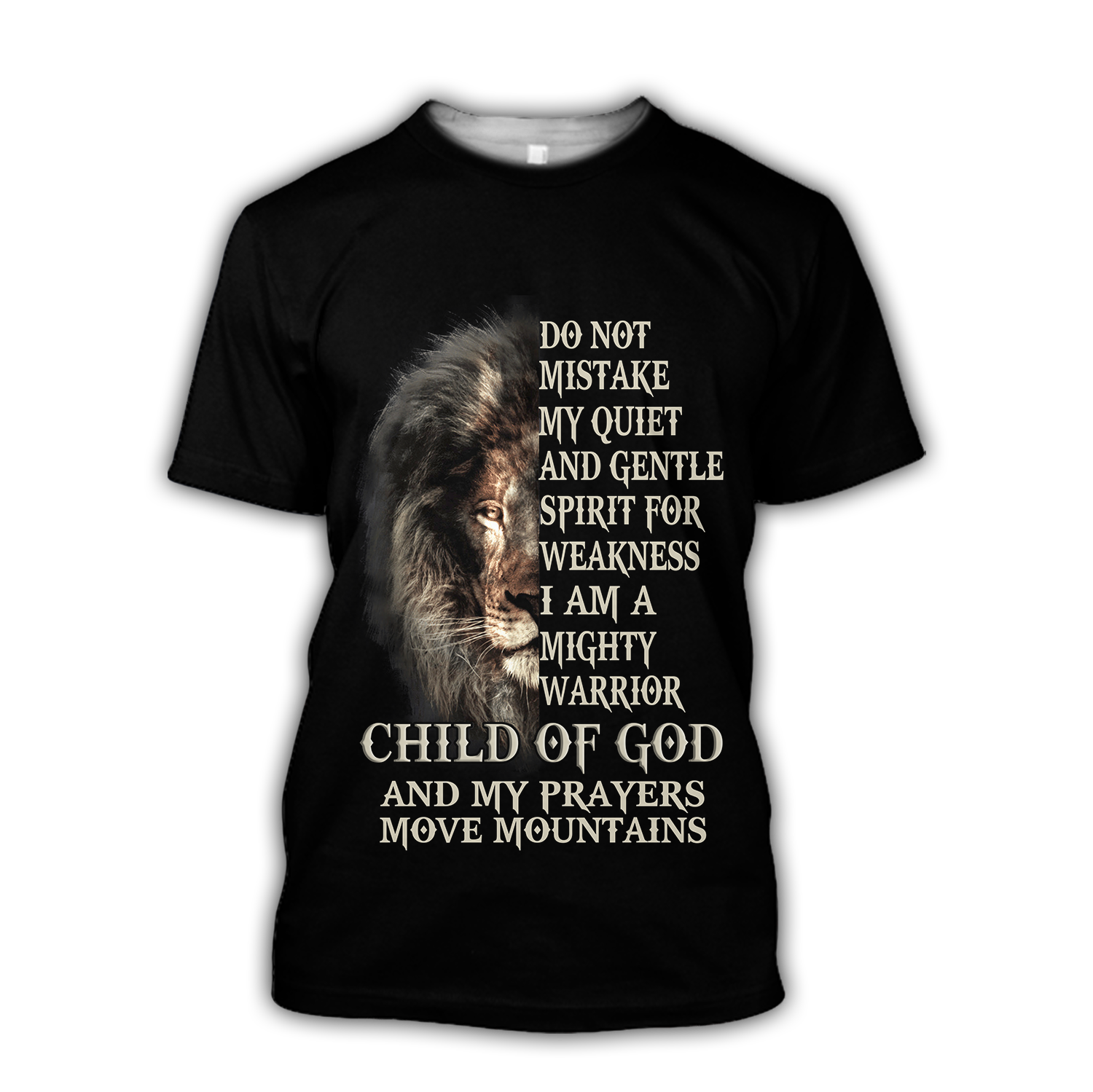 I'm a Mighty Warrior Child of God - T-Shirt Style for Men and Women