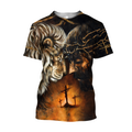 Christian Jesus Lion 3D All Over Printed Shirts