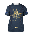 Tmarc Tee Australian passport special unisex 3d print shirts